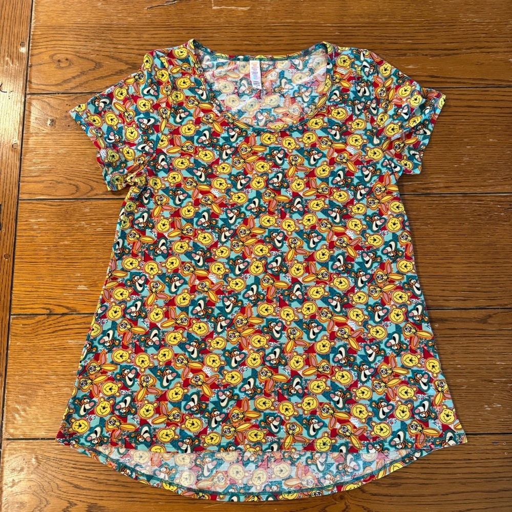 Colorful women’s Winnie the‎ Pooh, size, medium, LulaRie Graphic T-Shirt